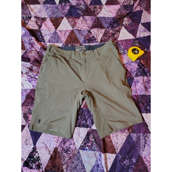 Chrome Industries Shorts Men's Size 36 Olive Green Cycling Biking Activewear - Picture 1 of 6